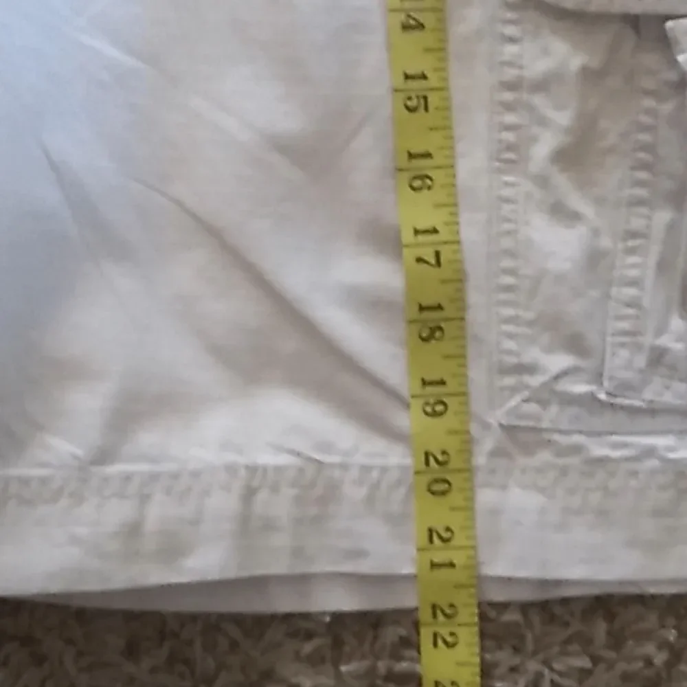 W32 Sonoma White Men's Cargo Shorts with Multi-Pocket Design